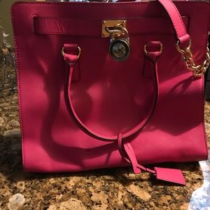 Hot Pink Large Micheal Kors tote